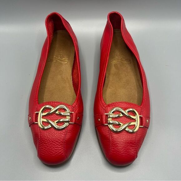 Aerosoles Big Bet Ballet Flat Red - Picture 2 of 7